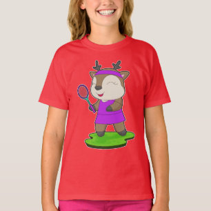 Reindeer Tennis Tennis racket T-Shirt