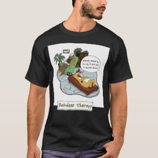 Reindeer Therapy Humorous Christmas Cartoon T-Shirt