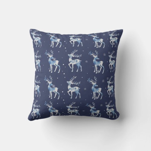 Reindeer Throw Pillow