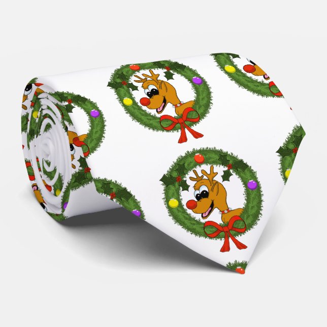 Reindeer Tie (Rolled)