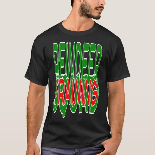 Reindeer Training Squad Team T-Shirt (Front)