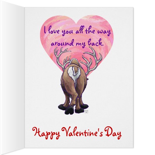 Reindeer Valentine's Day (Inside (Right))