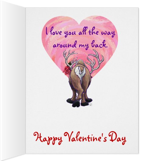 Reindeer Valentine's Day (Inside (Right))