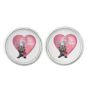 Reindeer Valentine's Day Cufflinks