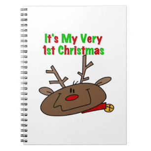 Reindeer Very 1st Christmas Notebook