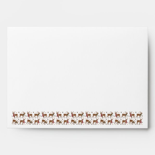 Reindeer Winter Ramble A7 Envelopes (Front)