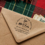 Reindeer with Baubles in Antlers Merry Christmas Self-inking Stamp<br><div class="desc">Create your own personalized custom Reindeer with Baubles in Antlers Merry Christmas self-inking stamp!</div>