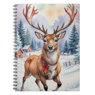 Reindeer Wonderland: Holiday Bliss Notebook