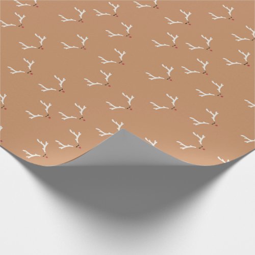 Reindeer Wrap Kids Modern Christmas Wrapping Paper