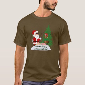 Reindeergames10x10_apparel Copy T-shirt by ChiaPetRescue at Zazzle