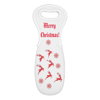 Reindeers Wine Totes 2024 by Kriyas Collection Bag