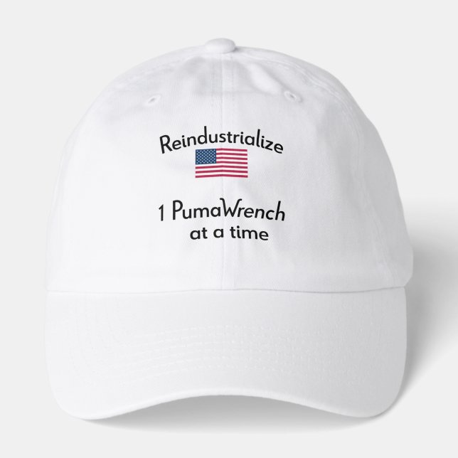 Reindustrialize, 1 PumaWrench at a time Hat (Front)