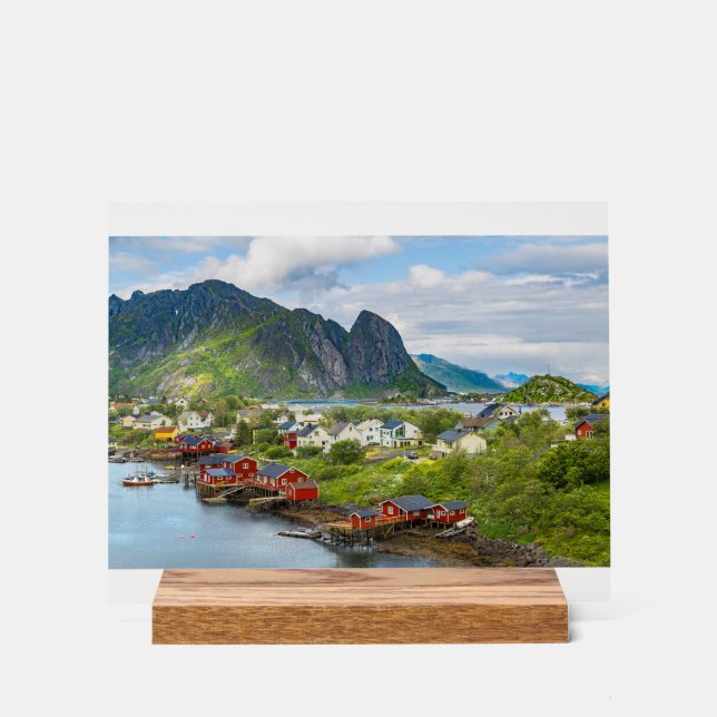 Reine auf den Lofoten Acrylic Sign (Front)