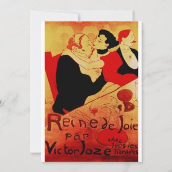 Reine De Joie 1892 Advertisement by OutFrontProductions at Zazzle