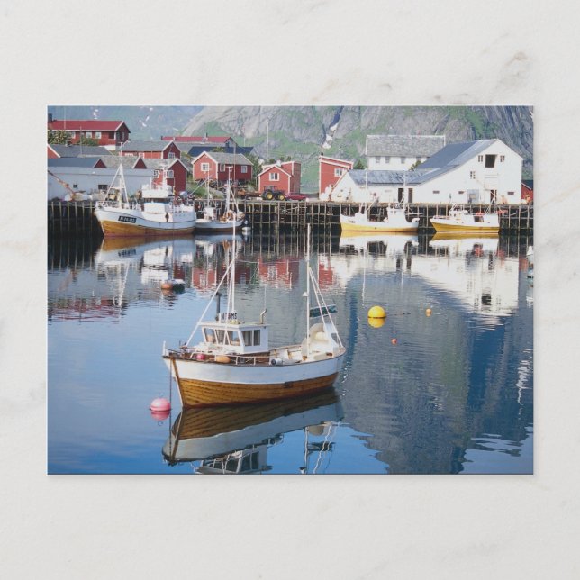 Reine fishing village, Lofoten, Norway Postcard (Front)