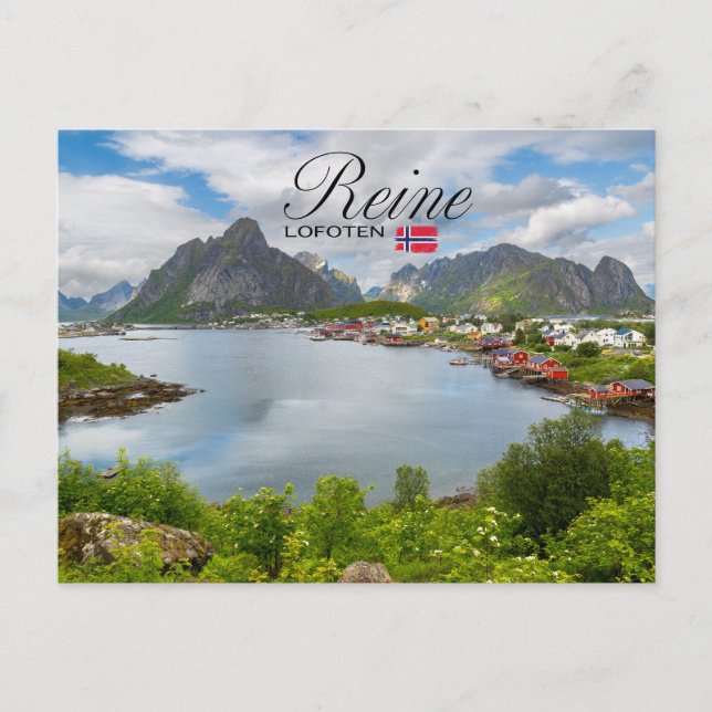 Reine in the Lofoten Postcard (Front)