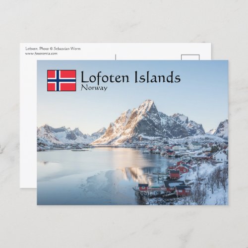 Reine Lofoten Norway Postcard