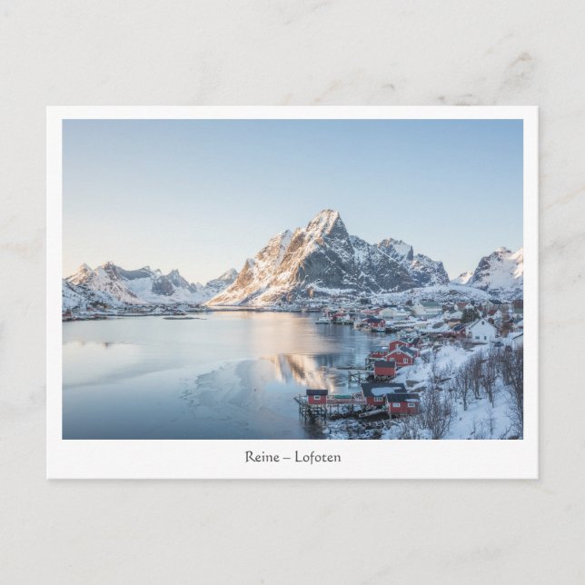 Reine Lofoten Norway Postcard (Front)