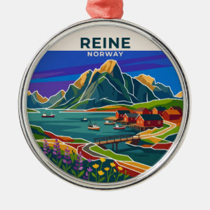 Reine Norway Metal Ornament
