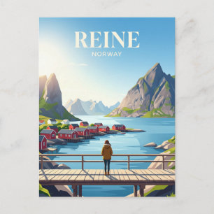REINE NORWAY POSTCARD