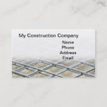 Reinforced Steel Foundation Bars Business Card at Zazzle