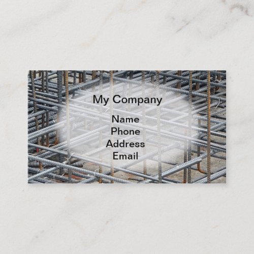 Reinforced Steel Foundation Bars Business Card