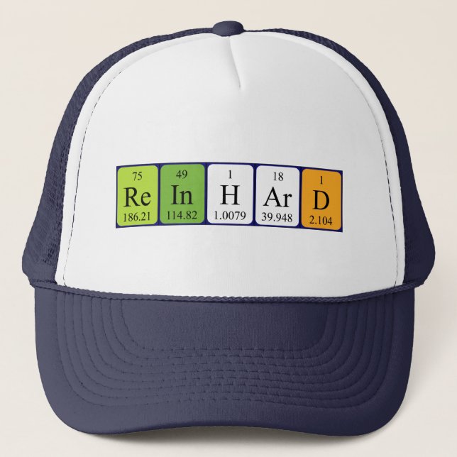 Reinhard periodic table name hat (Front)