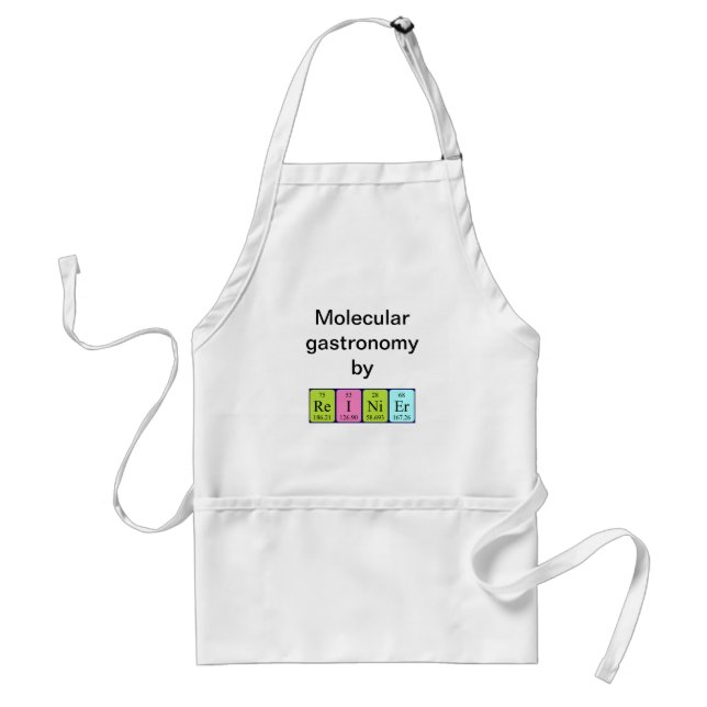 Reinier periodic table name apron (Front)