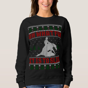 Reining Horse Ugly Christmas Sweater