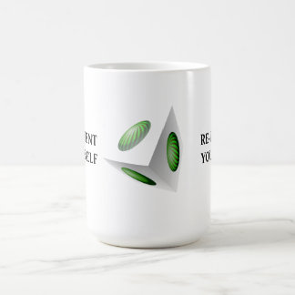 Reinvent Yourself 3D Design Coffee Mug