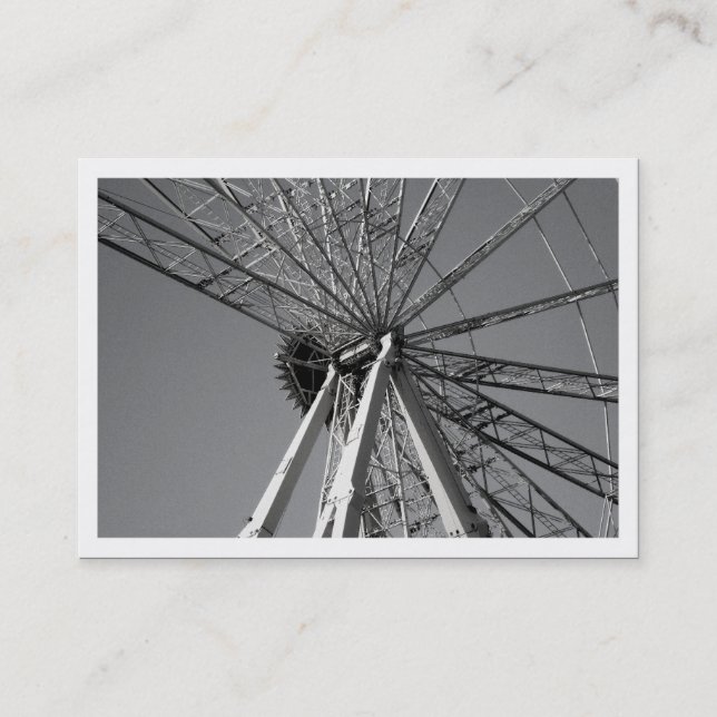 Reinvention of the Wheel Mini Photo Business Card (Front)