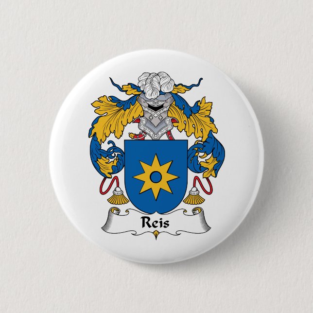 Reis Family Crest Button (Front)