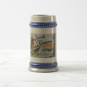 Reisch Sangamo Beer Label Beer Stein
