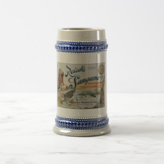 Reisch Sangamo Beer Label Beer Stein