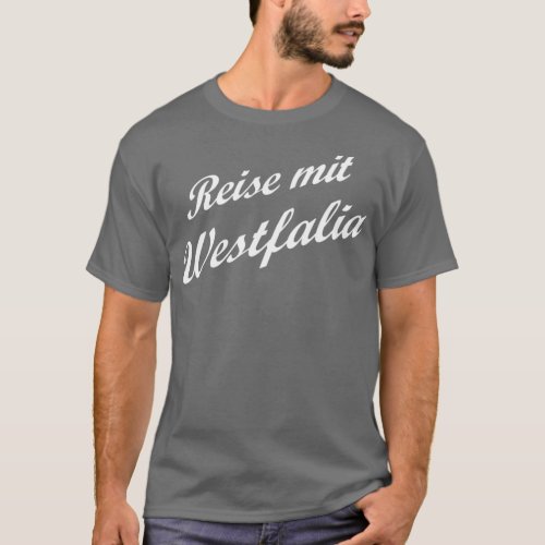 Reise met Westfalia Vintage VW Anhanger T_Shirt