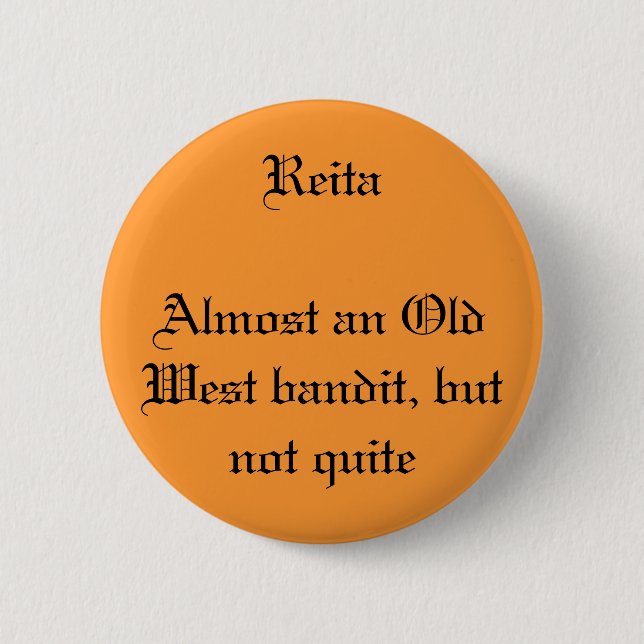 Reita Pinback Button (Front)