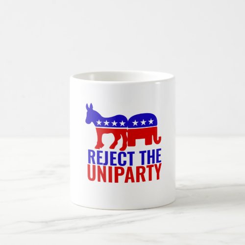 Reject the Uniparty Coffee Mug