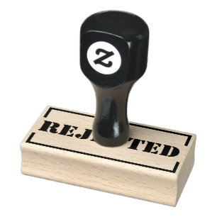Rejected Personalized Rubber Stamp