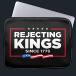 Rejecting Kings Since 1776 Patriotic USA Flag Laptop Sleeve<br><div class="desc">Celebrate freedom and American pride with this bold Rejecting Kings Since 1776 TShirt. A perfect blend of history and humor for patriots who love liberty. Featuring a distressed vintage American flag design, this Rejecting Kings Since 1776 Patriotic USA Flag 4th Of July T-Shirt is ideal for Independence Day, Memorial Day,...</div>