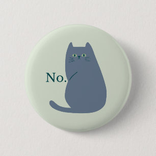 Rejection Cat Button