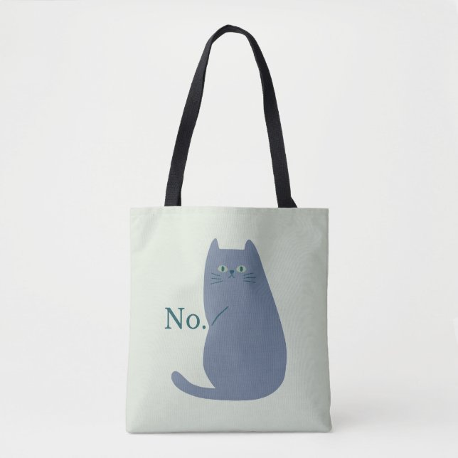  Rejection Cat Tote Bag (Front)