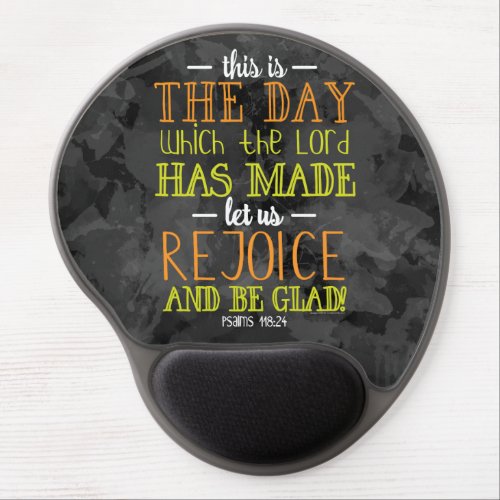 Rejoice and Be Glad Bible Verse Christian Gel Mouse Pad