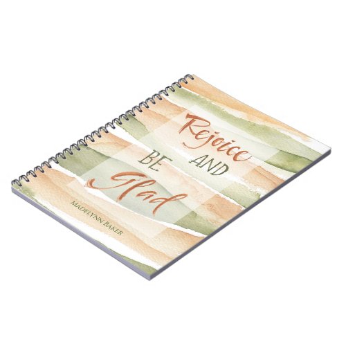 Rejoice and be Glad note book