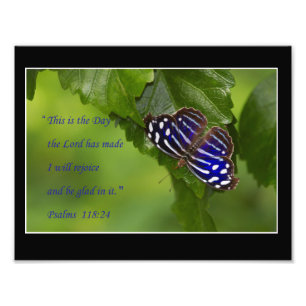 Rejoice and be glad photo print