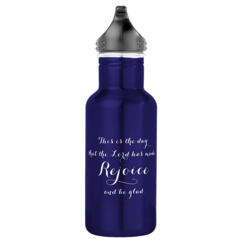 Rejoice and Be Glad Stainless Steel Water Bottle