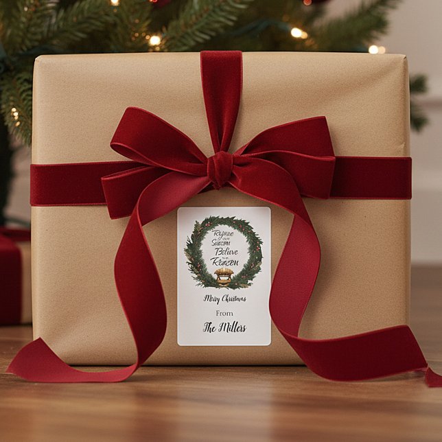 Rejoice and believe nativity personalized post-it notes (Creator Uploaded)