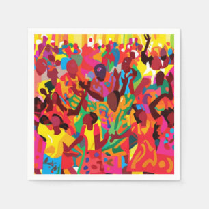 Rejoice And Feel The Holy Spirit Worship Napkins
