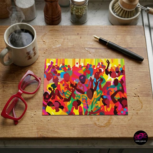 Rejoice And Feel The Holy Spirit Worship Postcard (Not everything needs words—this already says enough)