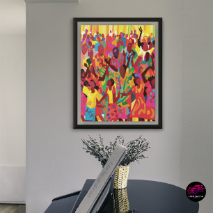 Rejoice And Feel The Holy Spirit Worship Poster