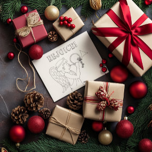 Rejoice Angel Coloring Book Postcard